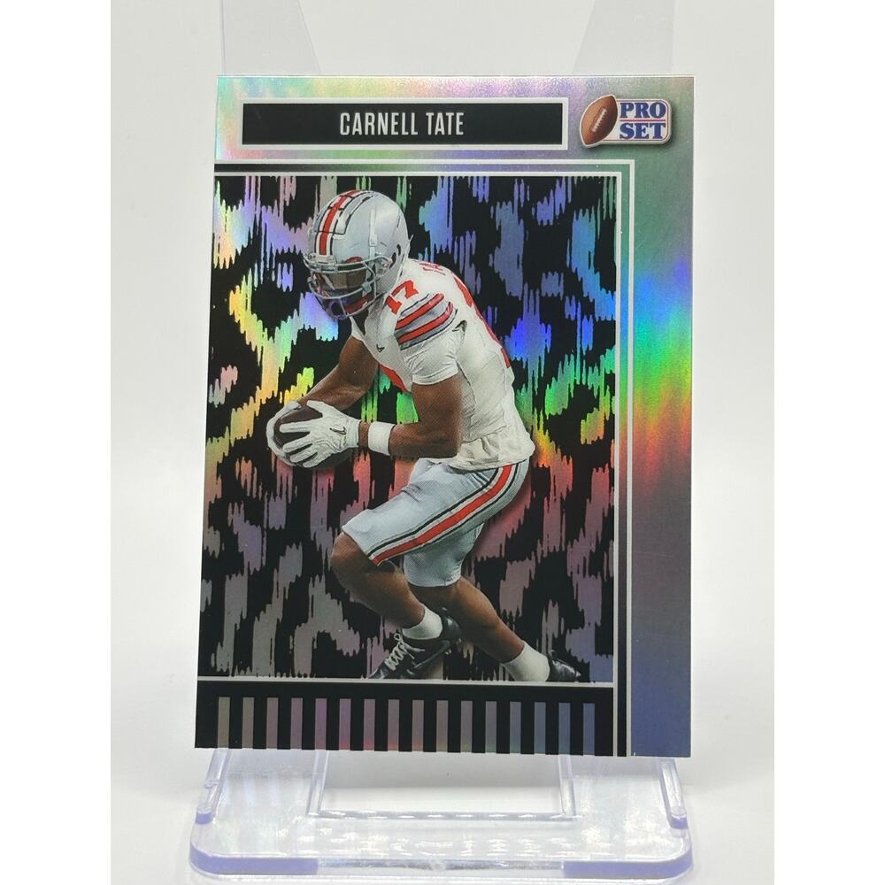 2025 Leaf Pro Set Metal Carnell Tate Prismatic Silver Refractor 42/49 SP Titans